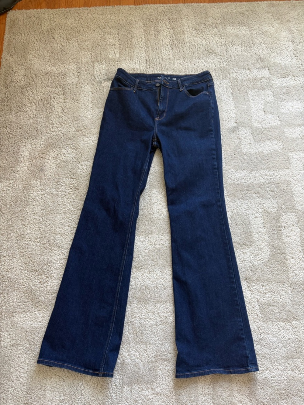 Old Navy Dark Blue Flare Jeans